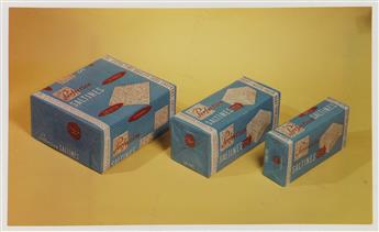 (CRACKERS & COOKIES) Album of 15 lustrous dye transfer commercial photographs presenting pre-packaged snacks.